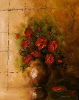 0543 obraz olejnykwiaty